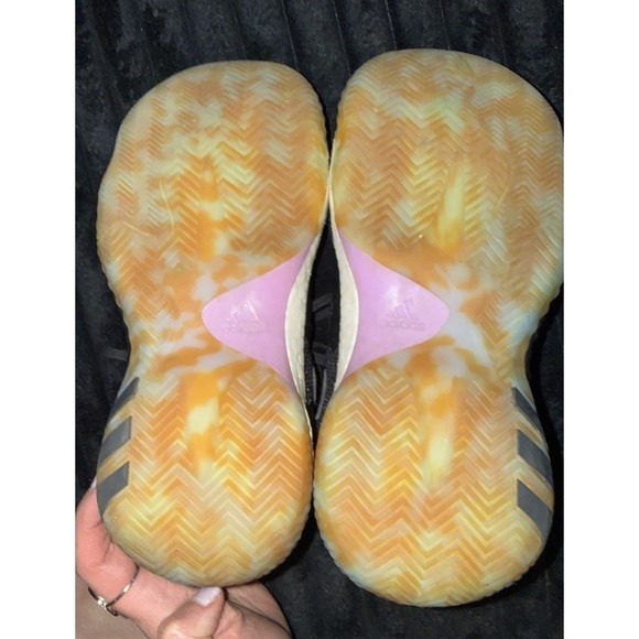 Adidas Adult Harden Vol. 6 Basketball Shoe Size 5 Black, Yellow, Purple - Picture 3 of 16